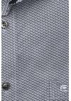 Produktbild fr 'CASAMODA Modern Fit Hemd Langarm New Kent Kragen Muster schwarz'