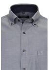 Produktbild fr 'CASAMODA Comfort Fit Hemd Langarm Button Down Kragen Muster blau'