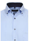 Produktbild fr 'CASAMODA Comfort Fit Hemd Langarm Button Down Kragen Muster hellblau'