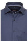 Produktbild fr 'CASAMODA Modern Fit Hemd Langarm New Kent Kragen Stretch Struktur blau'