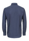 Produktbild fr 'CASAMODA Modern Fit Hemd Langarm New Kent Kragen Stretch Struktur blau'