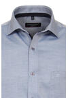 Produktbild fr 'CASAMODA Modern Fit Hemd Langarm New Kent Kragen Stretch Struktur dunkelblau'