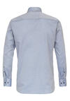 Produktbild fr 'CASAMODA Modern Fit Hemd Langarm New Kent Kragen Stretch Struktur dunkelblau'