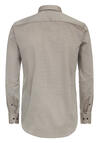 Produktbild fr 'CASAMODA Modern Fit Hemd Langarm New Kent Kragen Stretch Struktur braun'