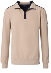 Produktbild fr 'CASAMODA Sweat Troyer Langarm mit Reiverschluss Struktur beige'