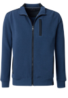 Produktbild fr 'CASAMODA Sweatjacke Langarm mit Reiverschluss Struktur dunkelblau'