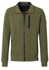 Produktbild fr 'CASAMODA Sweatjacke Langarm mit Reiverschluss Struktur moos'