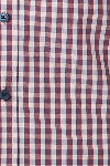 Produktbild fr 'CASAMODA Casual Fit Hemd Langarm Button Down Kragen Karo rot'