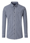 Produktbild fr 'CASAMODA Casual Fit Hemd Langarm Button Down Kragen Karo dunkelblau'