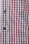 Produktbild fr 'CASAMODA Comfort Fit Hemd Langarm Button Down Kragen Karo rot'