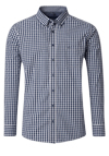 Produktbild fr 'CASAMODA Comfort Fit Hemd Langarm Button Down Kragen Karo dunkelblau'