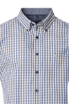 Produktbild fr 'CASAMODA Casual Fit Hemd Halbarm Button Down Kragen Karo blau'