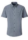 Produktbild fr 'CASAMODA Casual Fit Hemd Halbarm Button Down Kragen Karo dunkelblau'
