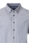 Produktbild fr 'CASAMODA Comfort Fit Hemd Halbarm Button Down Kragen Karo blau'