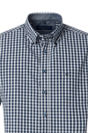 Produktbild fr 'CASAMODA Comfort Fit Hemd Halbarm Button Down Kragen Karo dunkelblau'