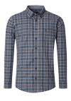 Produktbild fr 'CASAMODA Casual Fit Hemd Langarm Button Down Kragen Multikaro blau'