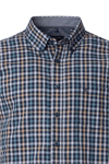 Produktbild fr 'CASAMODA Casual Fit Hemd Langarm Button Down Kragen Multikaro blau'