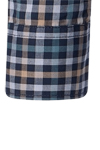 Produktbild fr 'CASAMODA Casual Fit Hemd Langarm Button Down Kragen Multikaro blau'