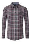 Produktbild fr 'CASAMODA Casual Fit Hemd Langarm Button Down Kragen Multikaro dunkelblau'