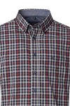 Produktbild fr 'CASAMODA Casual Fit Hemd Langarm Button Down Kragen Multikaro dunkelblau'
