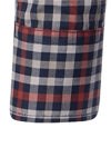 Produktbild fr 'CASAMODA Casual Fit Hemd Langarm Button Down Kragen Multikaro dunkelblau'