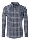Produktbild fr 'CASAMODA Comfort Fit Hemd Langarm Button Down Kragen Multikaro blau'