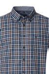 Produktbild fr 'CASAMODA Comfort Fit Hemd Langarm Button Down Kragen Multikaro blau'