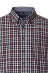 Produktbild fr 'CASAMODA Comfort Fit Hemd Langarm Button Down Kragen Multikaro dunkelblau'