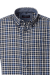 Produktbild fr 'CASAMODA Casual Fit Hemd Halbarm Button Down Kragen Multikaro grn'