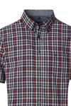 Produktbild fr 'CASAMODA Casual Fit Hemd Halbarm Button Down Kragen Multikaro dunkelblau'