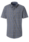 Produktbild fr 'CASAMODA Comfort Fit Hemd Halbarm Button Down Kragen Multikaro grn'