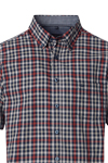 Produktbild fr 'CASAMODA Comfort Fit Hemd Halbarm Button Down Kragen Multikaro dunkelblau'