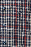 Produktbild fr 'CASAMODA Comfort Fit Hemd Halbarm Button Down Kragen Multikaro dunkelblau'