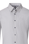 Produktbild fr 'CASAMODA Casual Fit Hemd Langarm New Kent Kragen Muster blau'