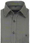 Produktbild fr 'CASAMODA Casual Fit Hemd Langarm New Kent Kragen Muster blau'