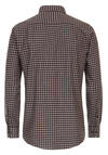 Produktbild fr 'CASAMODA Comfort Fit Hemd Langarm Button Down Kragen Karo braun'