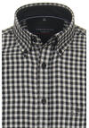 Produktbild fr 'CASAMODA Casual Fit Hemd Langarm Button Down Kragen Karo anthrazit'