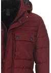 Produktbild fr 'CASAMODA Langarm Steppjacke Kapuze Reiverschluss rot'
