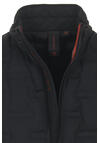 Produktbild fr 'CASAMODA Materialmixjacke Langarm Stehkragen Reiverschluss navy'
