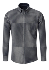 Produktbild f�r 'CASAMODA Casual Fit Hemd Langarm Button Down Kragen Flanell Karo dunkelblau'