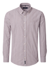 Produktbild f�r 'CASAMODA Comfort Fit Hemd Langarm Button Down Kragen Streifen rot'