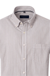 Produktbild f�r 'CASAMODA Comfort Fit Hemd Langarm Button Down Kragen Streifen braun'