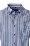 Produktbild f�r 'CASAMODA Comfort Fit Hemd Langarm New Kent Kragen Streifen blau'