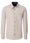 Produktbild f�r 'CASAMODA Comfort Fit Hemd Langarm New Kent Kragen Struktur mokka'