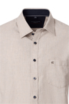 Produktbild f�r 'CASAMODA Comfort Fit Hemd Langarm New Kent Kragen Struktur mokka'