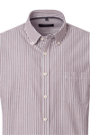 Produktbild f�r 'CASAMODA Casual Fit Hemd Langarm Button Down Kragen Streifen rot'