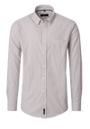 Produktbild f�r 'CASAMODA Casual Fit Hemd Langarm Button Down Kragen Streifen braun'