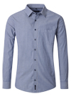 Produktbild f�r 'CASAMODA Casual Fit Hemd Langarm New Kent Kragen Streifen blau'