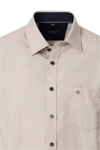 Produktbild f�r 'CASAMODA Casual Fit Hemd Langarm New Kent Kragen Struktur mokka'