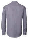 Produktbild f�r 'CASAMODA Casual Fit Hemd Langarm Button Down Kragen Streifen Muster blau'